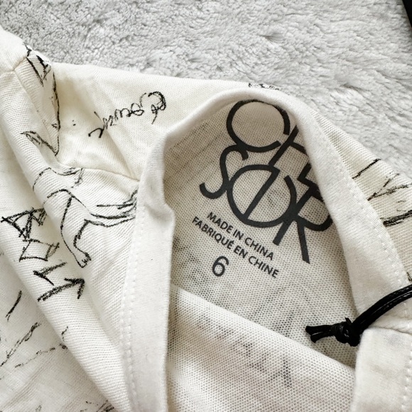 NWT- CHASER Boys Sketch Wolf Cool Dude Tee Shirt - Picture 4 of 7